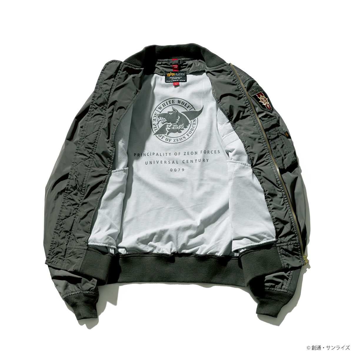 【初売り】 ALPHA STRICT-G INDUSTRIES 『機動戦士ガンダム MA-1 LIGHT ジャケット・アウター