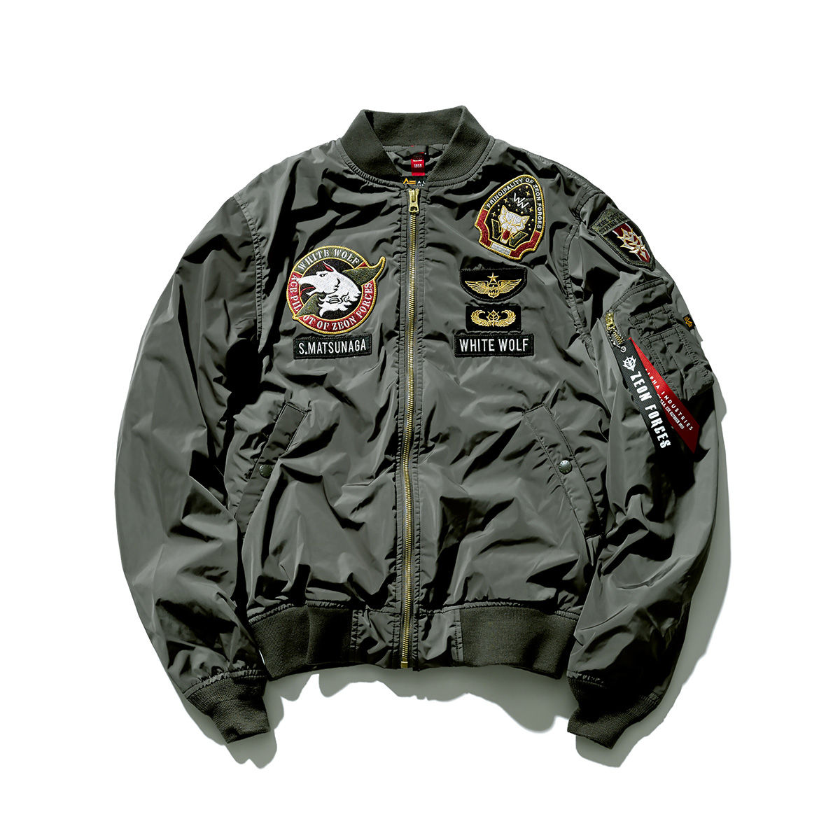 STRICT-G ALPHA INDUSTRIES LIGHT MA-1 『機動戦士ガンダム』 シン