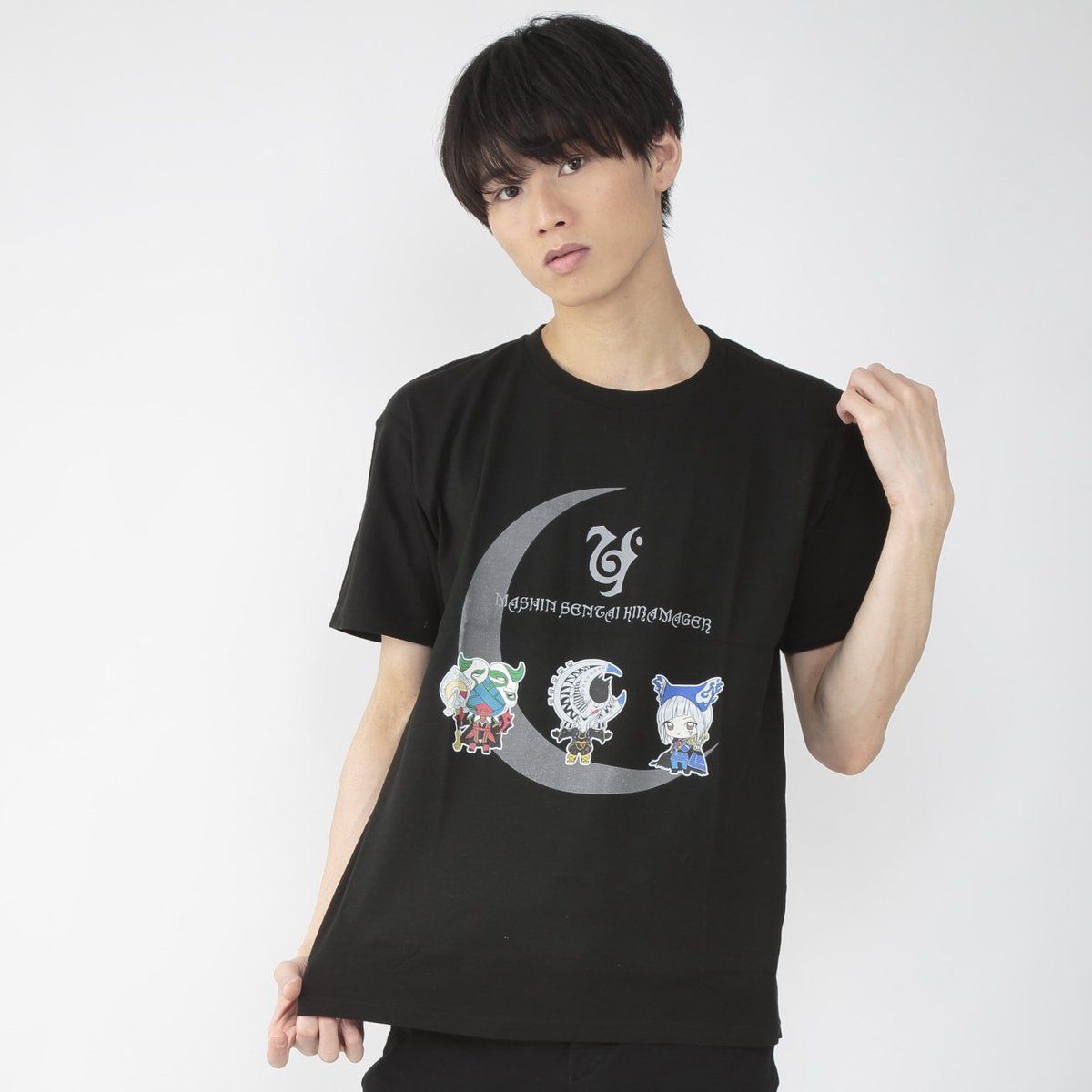 魔進戦隊キラメイジャー デフォルメ柄Tシャツ 闇の帝国ヨドンヘイム