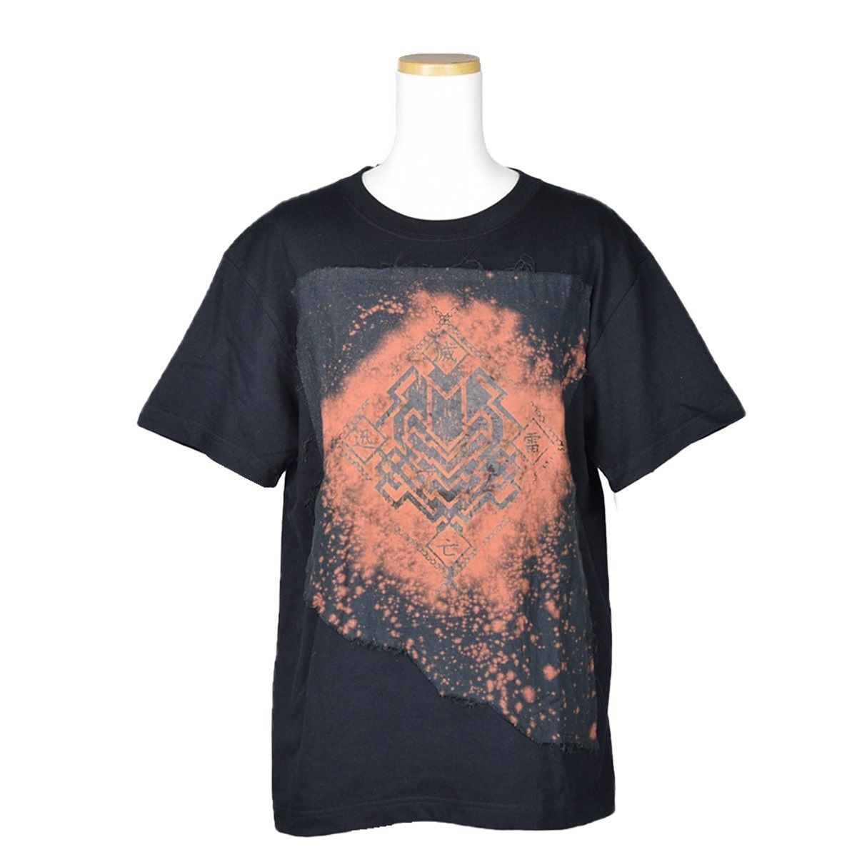 h.naoto tie dye message design shirtsmxxshop - トップス