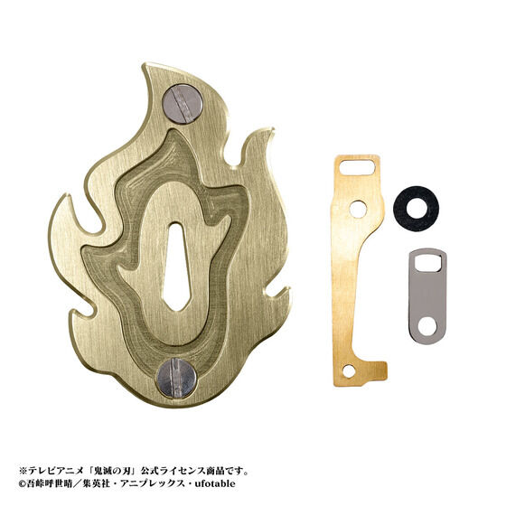バンダイ 鬼滅の刃　KEYITEM 鍔 黄金色 赤色 セット 鬼滅の刃 KeyItem 煉獄杏寿郎 紅色/金色 | 鬼滅の刃 フィギュア