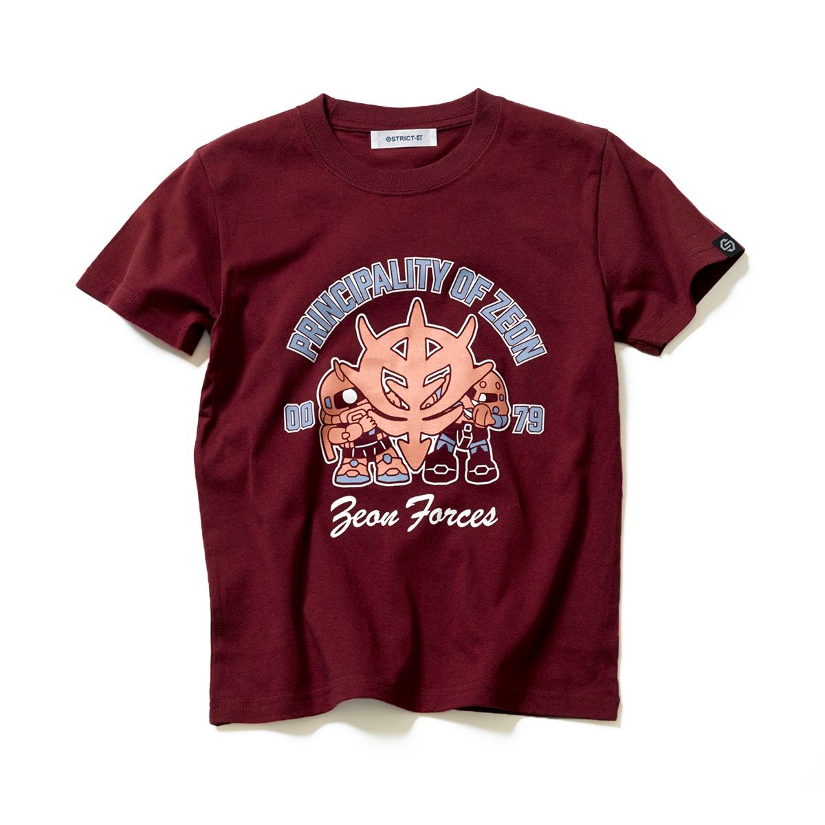 完璧 STRICT-G『機動戦士ガンダム』 キッズTシャツ ZEON FORCES柄 コミック・アニメ