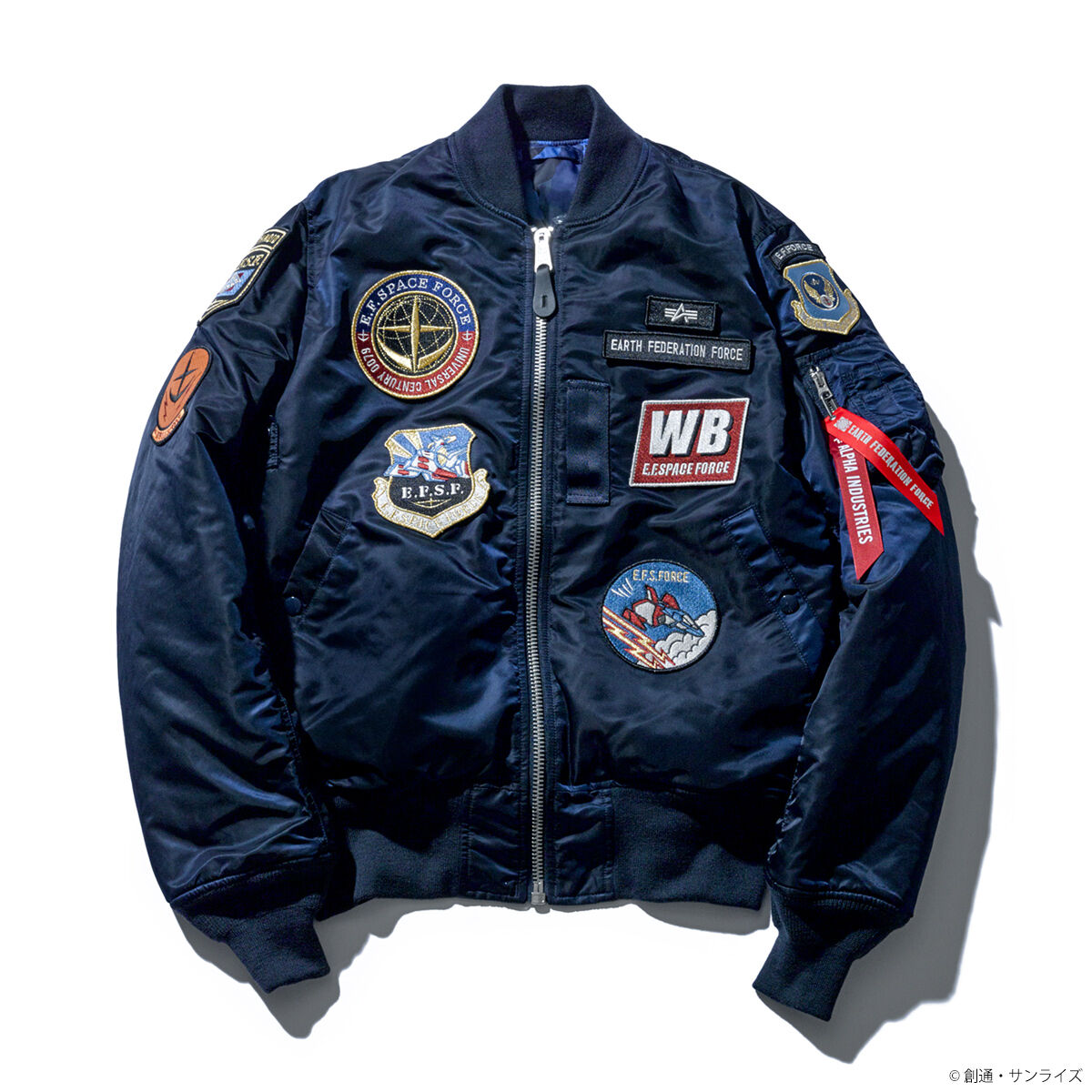 アルファインダストリーズ×ユニコーンガンダム MA1 フライトジャケット 機動戦士ガンダムUC』×ALPHA INDUSTRIES 2024年F/W2弾となる