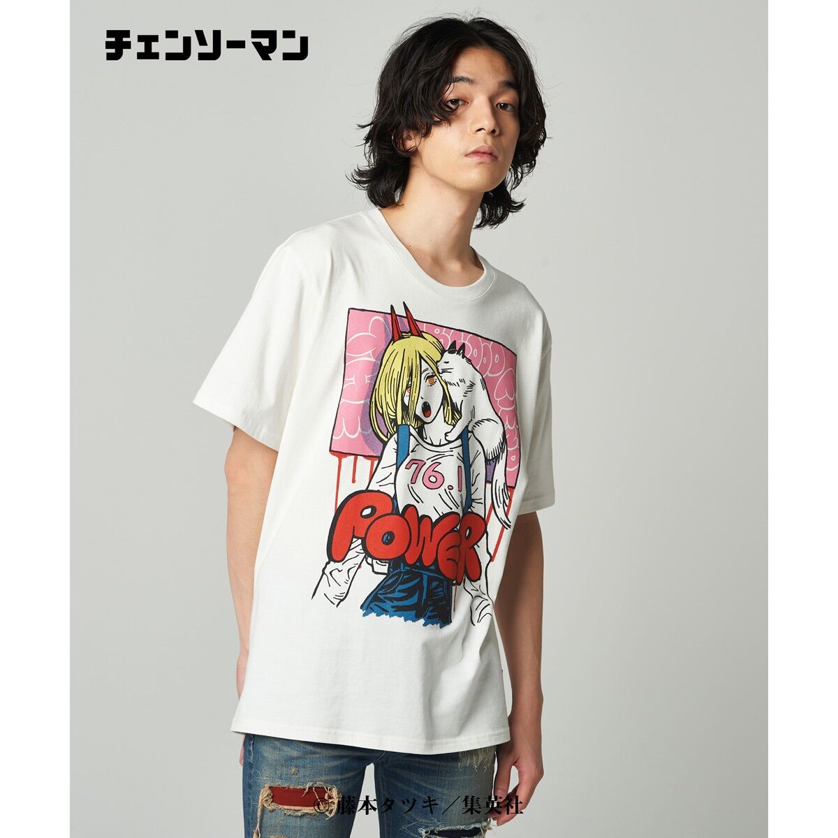 チェンソーマン×glamb チェンソーデビルＴシャツ-