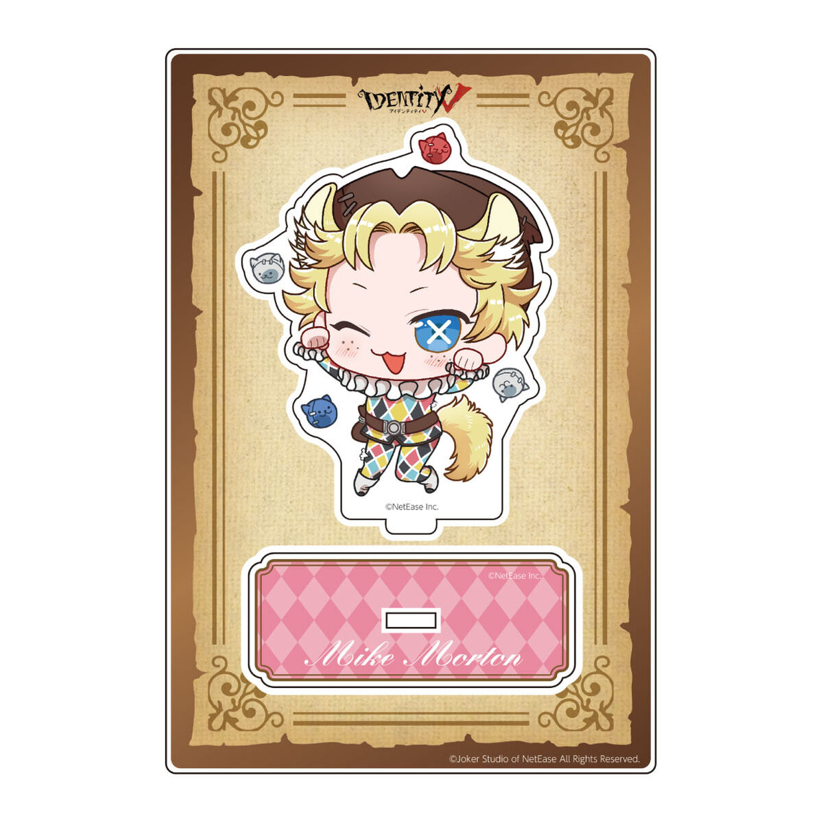 IdentityV in NAMJATOWN」アクリルスタンド（ねこ耳ちびキャラ