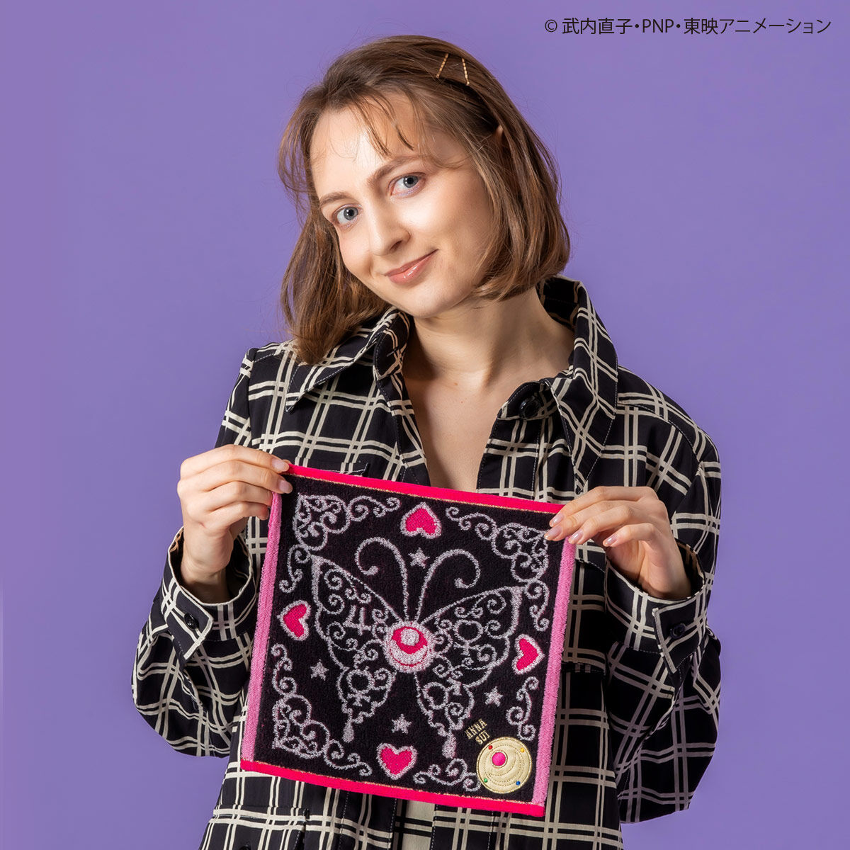 美少女戦士セーラームーン×ANNA SUI タオルハンカチ 変身ブローチ | 美