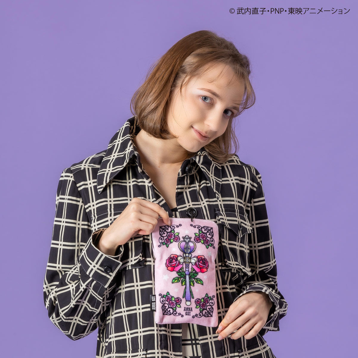 美少女戦士セーラームーン×ANNA SUI ファスナー付きタオルハンカチ