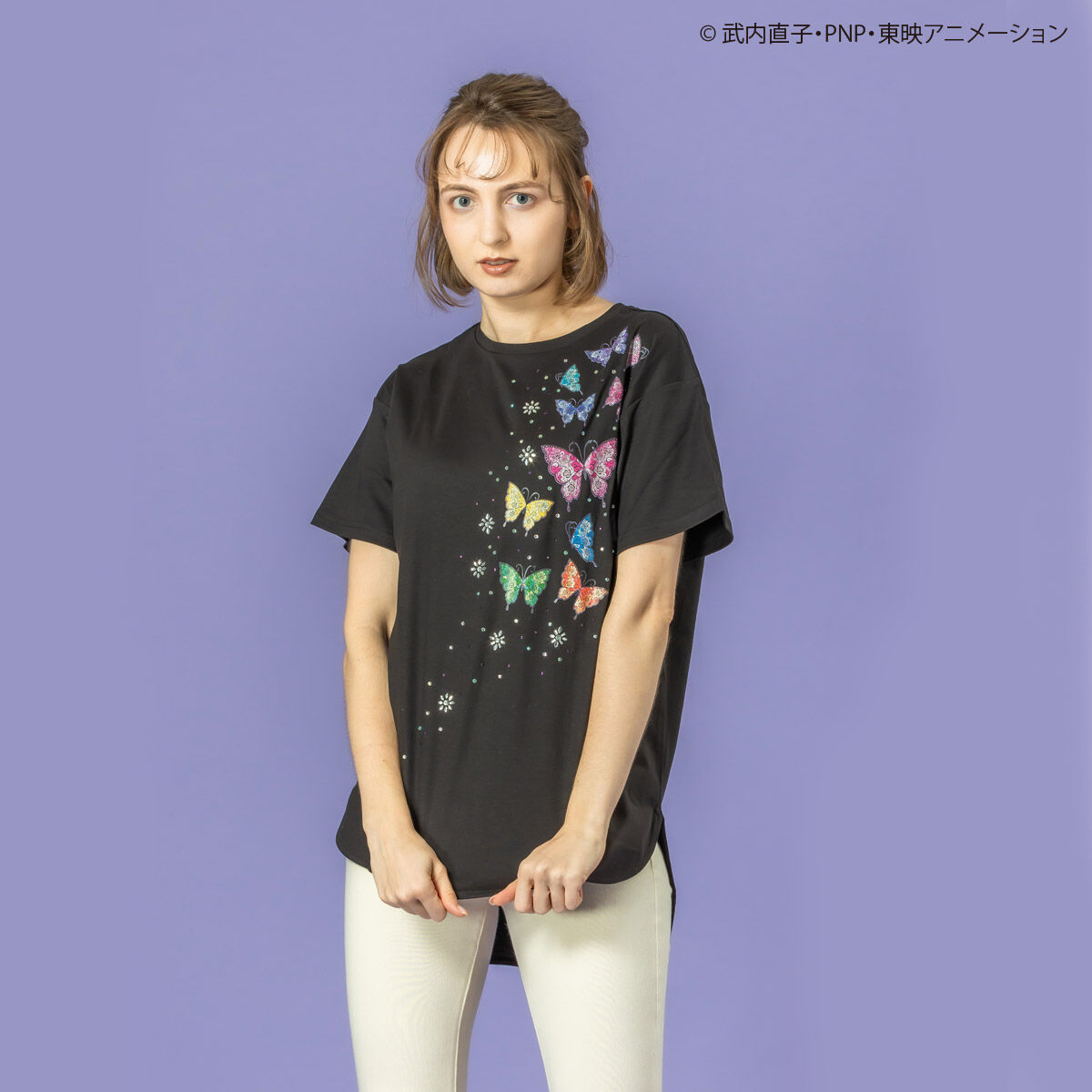 日本最安美少女戦士セーラームーン　ANNA SUI ラウンドTシャツ トップス
