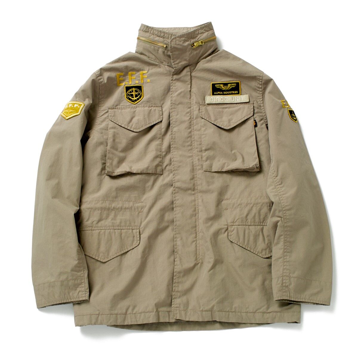 STRICT-G × ALPHA M-65 ガンダム』\"ランバ・ラル\"モデル STRICT-G × ALPHA INDUSTRIES M-65 フィールドジャケット 『機動