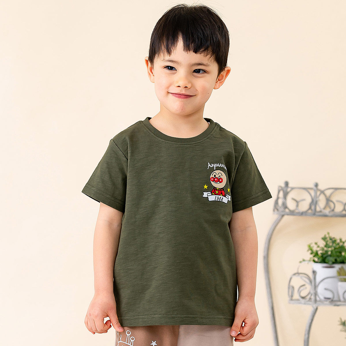 アンパンマン胸刺繍Tシャツ | それいけ！アンパンマン
