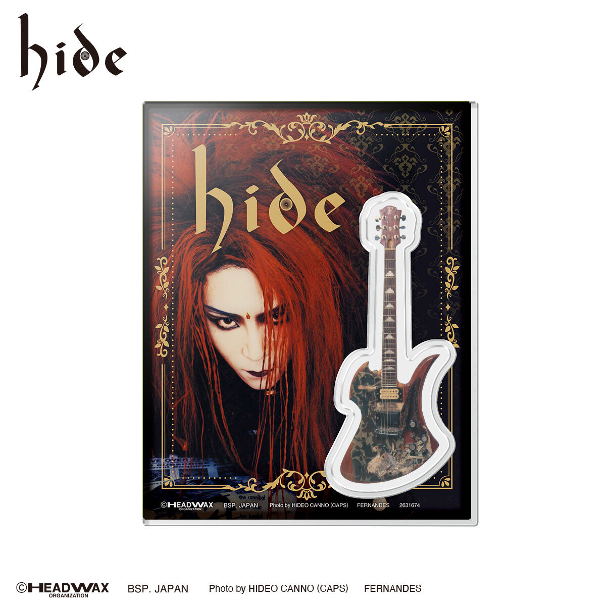 送料無料（沖縄は1000円) hide バックアップアクリルスタンド レア