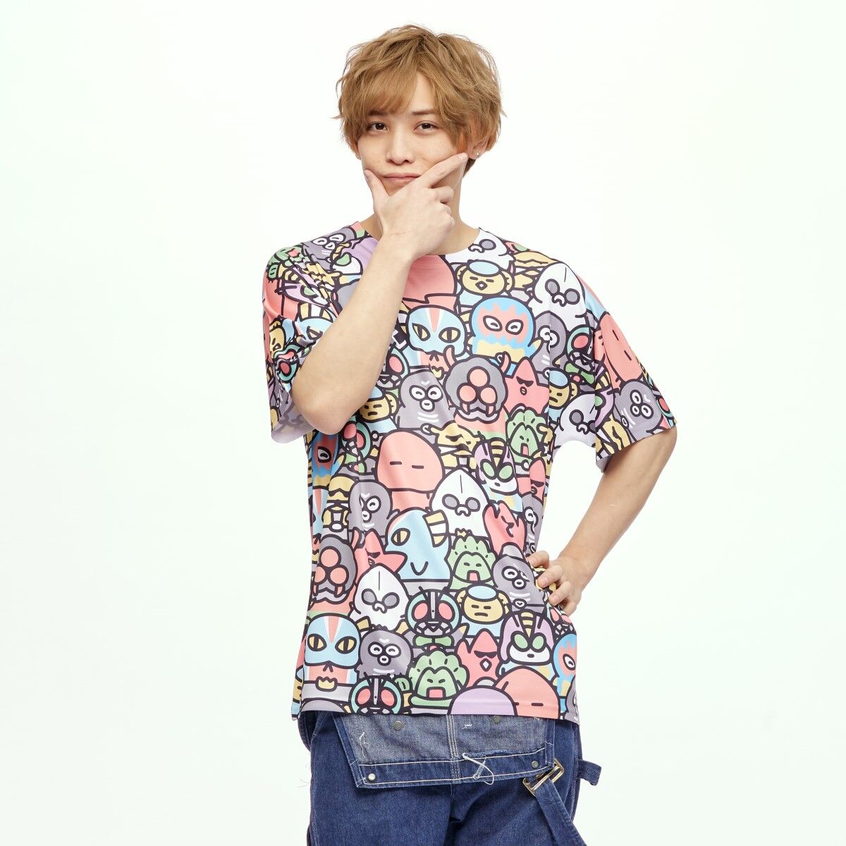 お昼のショッカーさんTシャツ 仮面ライダー Lサイズ - トップス