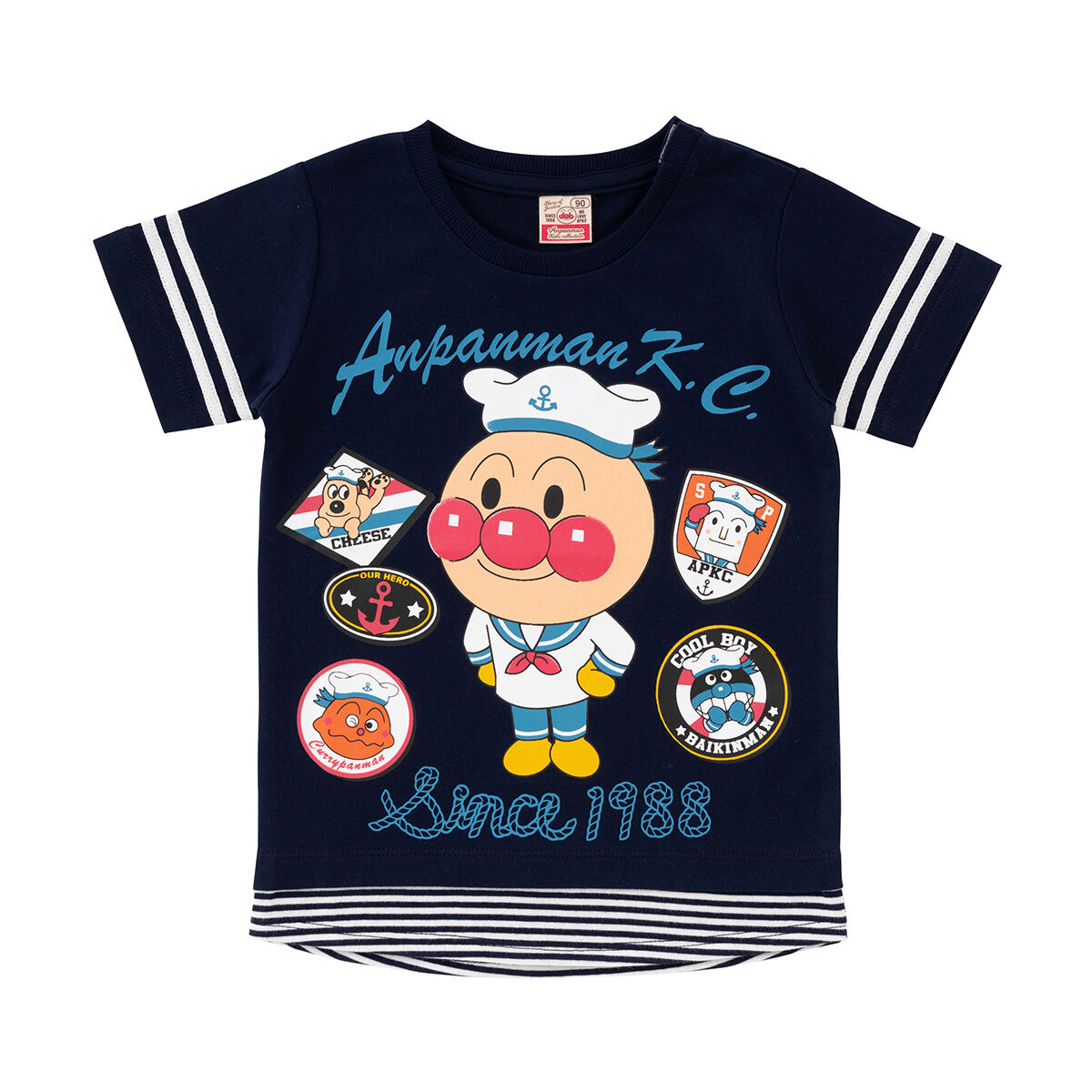 アンパンマン マリン柄プリントTシャツ | それいけ！アンパンマン 