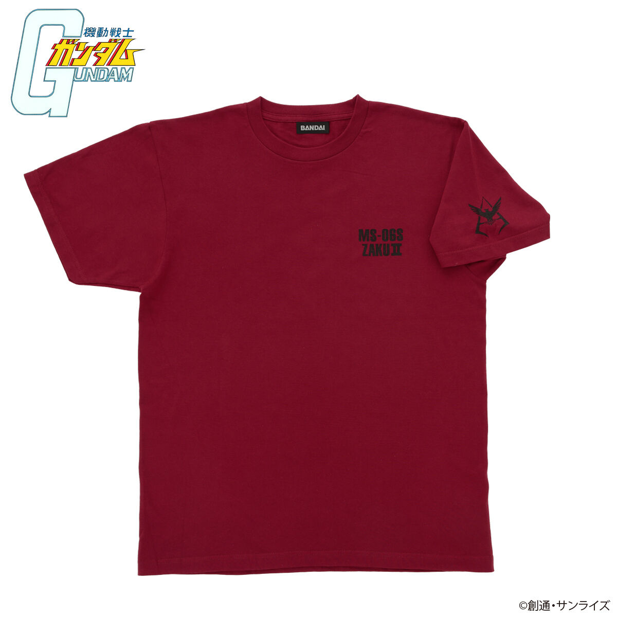 BANDAI MS-06S シャア専用ザク Tシャツ XL 機動戦士ガンダム MSモチーフ企画 Tシャツ MS-06S シャア専用