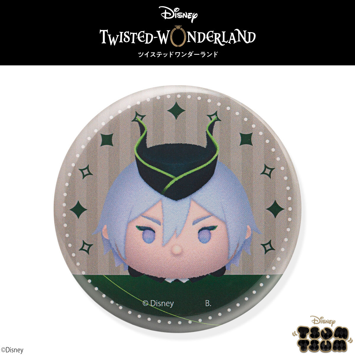 ツイステ　ハピクロ　ツムツム　缶バッジ　リリア　まとめ売り　20個 ハピクロ！ディズニーツイステッドワンダーランド ツムツム 缶