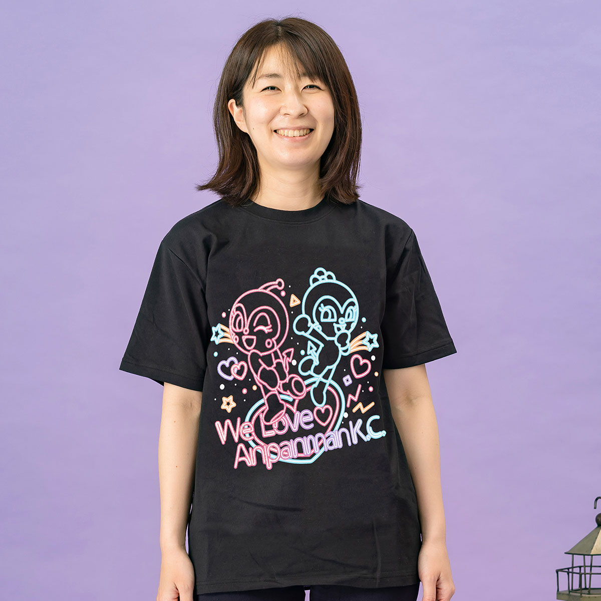 ネオン柄Tシャツ大人 | それいけ！アンパンマン ファッション