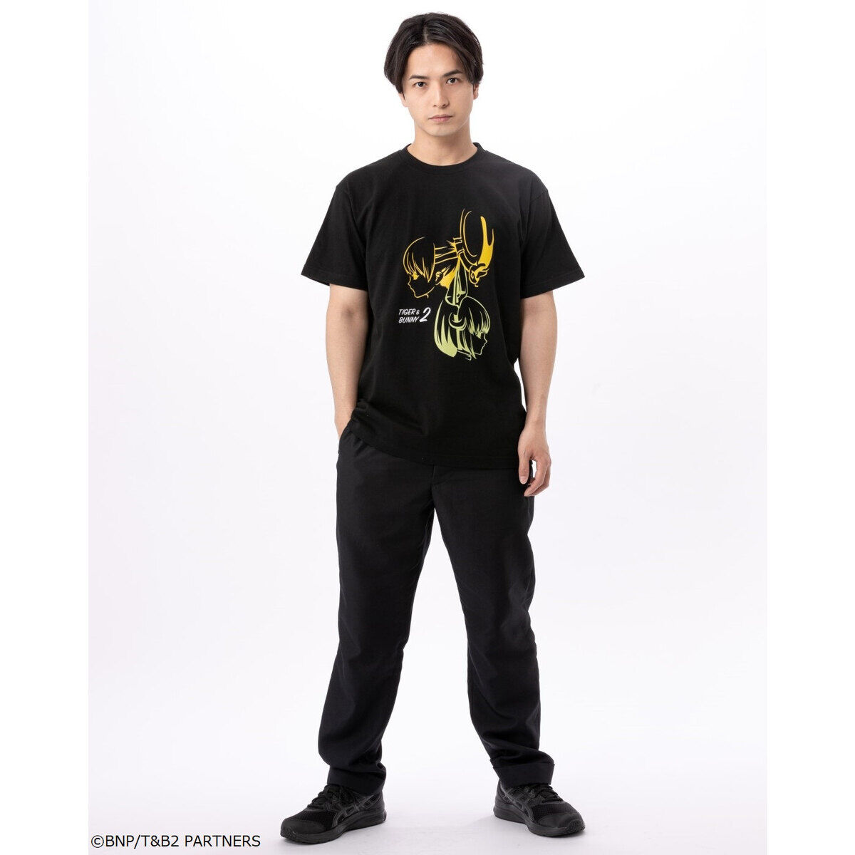 TIGER & BUNNY 2 バディ柄Tシャツ | TIGER & BUNNY ファッション・アクセサリー | アニメグッズ ・おもちゃなら プレミアムバンダイ｜バンダイナムコグループの公式通販サイト