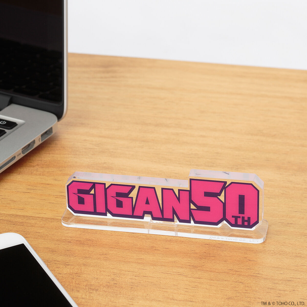 GA-０１　サンバルカン＋アクリルロゴディスプレイ アクリルロゴディスプレイEX ゴジラ ロゴ 赤 横型【8次受注2023