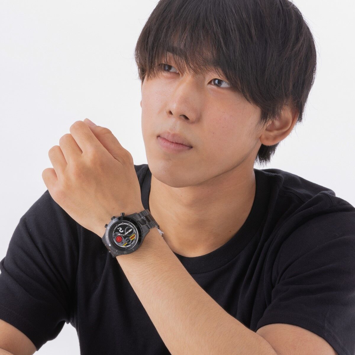 昭和仮面ライダー クロノグラフ腕時計【Live Action Watch】BLACK ...