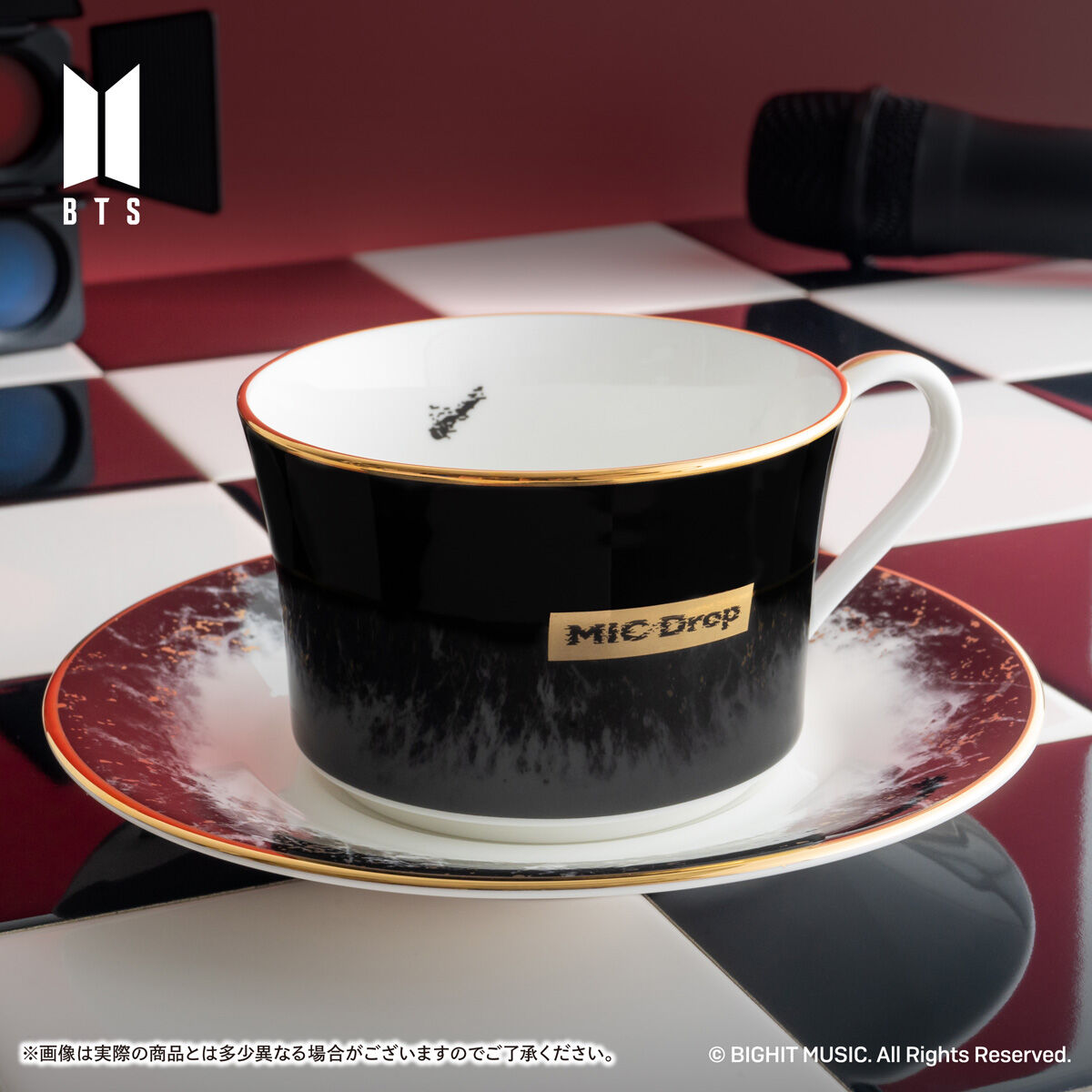 Noritake Cup＆Saucer set BTS Music Theme DNA ver./ MIC Drop ver