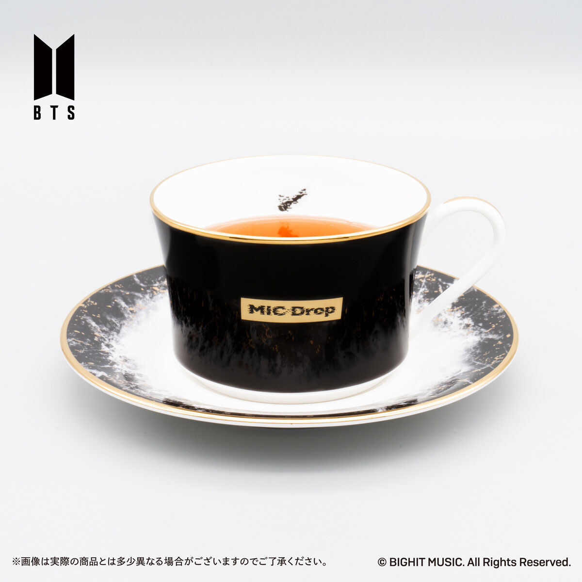 Noritake Cup＆Saucer set BTS Music Theme DNA ver./ MIC Drop