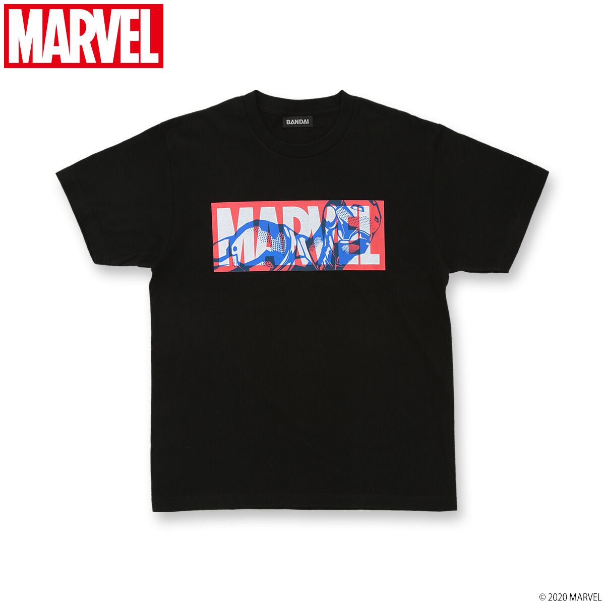 Marvel BOX logo Tシャツ アイアンマン/IRON MAN | MARVEL（マーベル