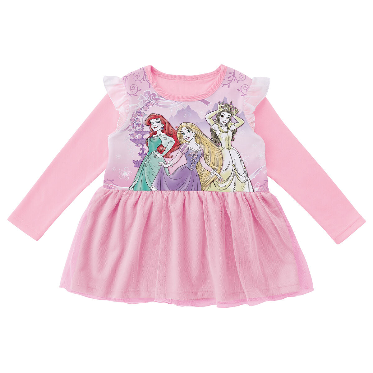 ディズニープリンセス光るダンボールニットパジャマ22AW
