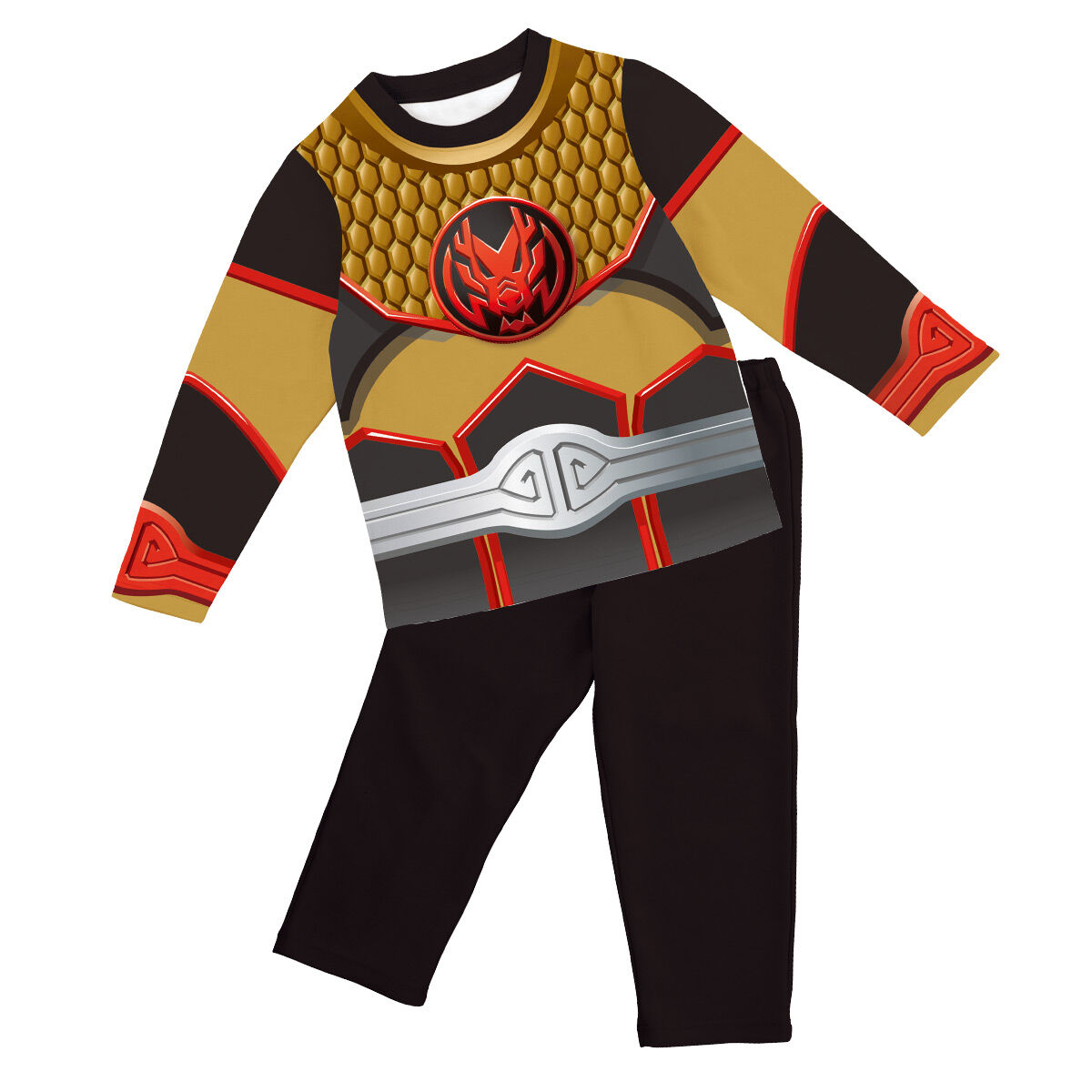 暴太郎戦隊ドンブラザーズ 変身リアルプリントパジャマ ドンドラゴクウ