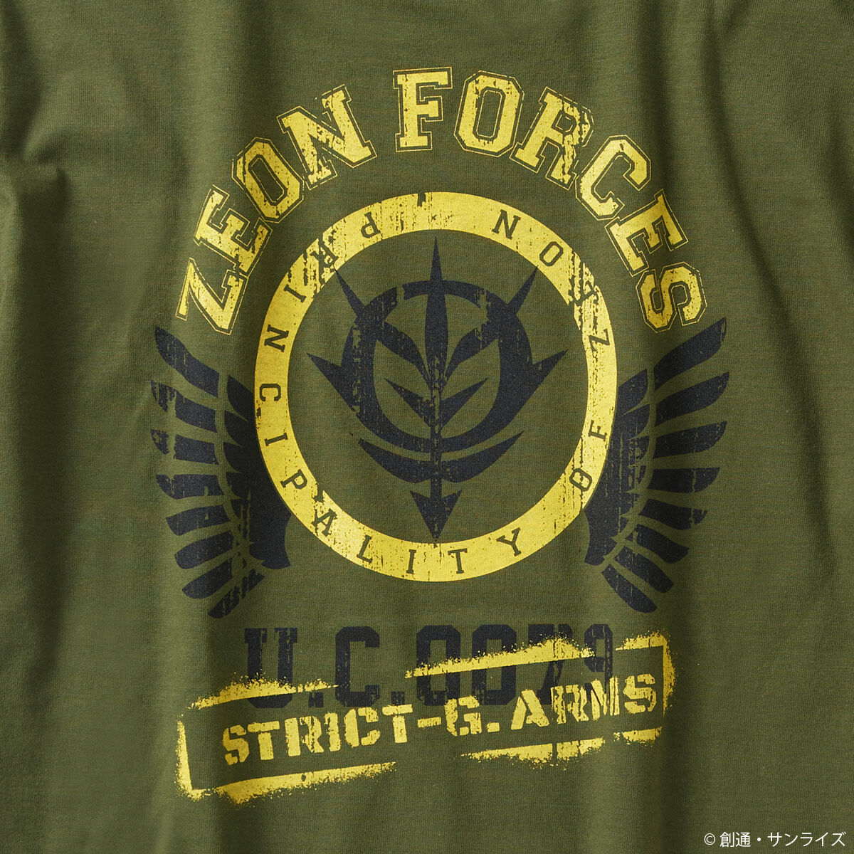 STRICT-G.ARMS『機動戦士ガンダム』ノーズアートTシャツ ZEON
