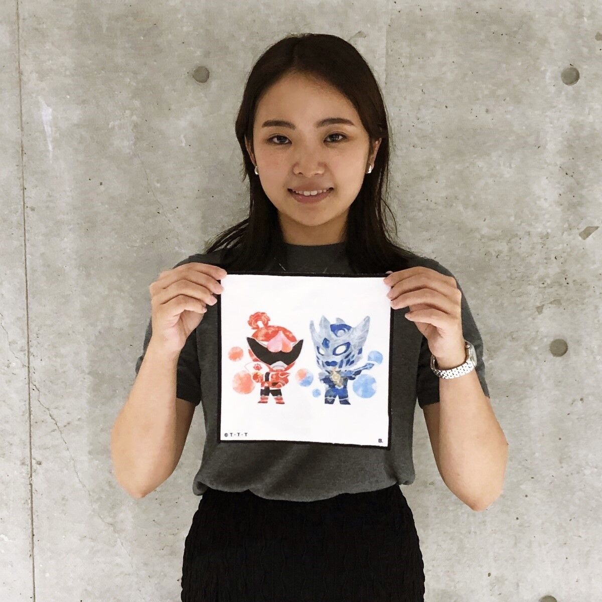 暴太郎戦隊ドンブラザーズ デフォルメミニタオル ツーショット柄（ドン