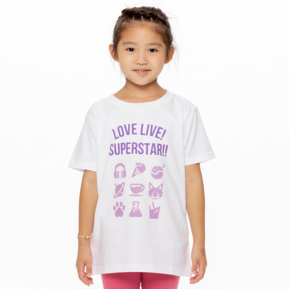 ラブライブ！スーパースター!! キッズTシャツ アイコン柄 | ラブ