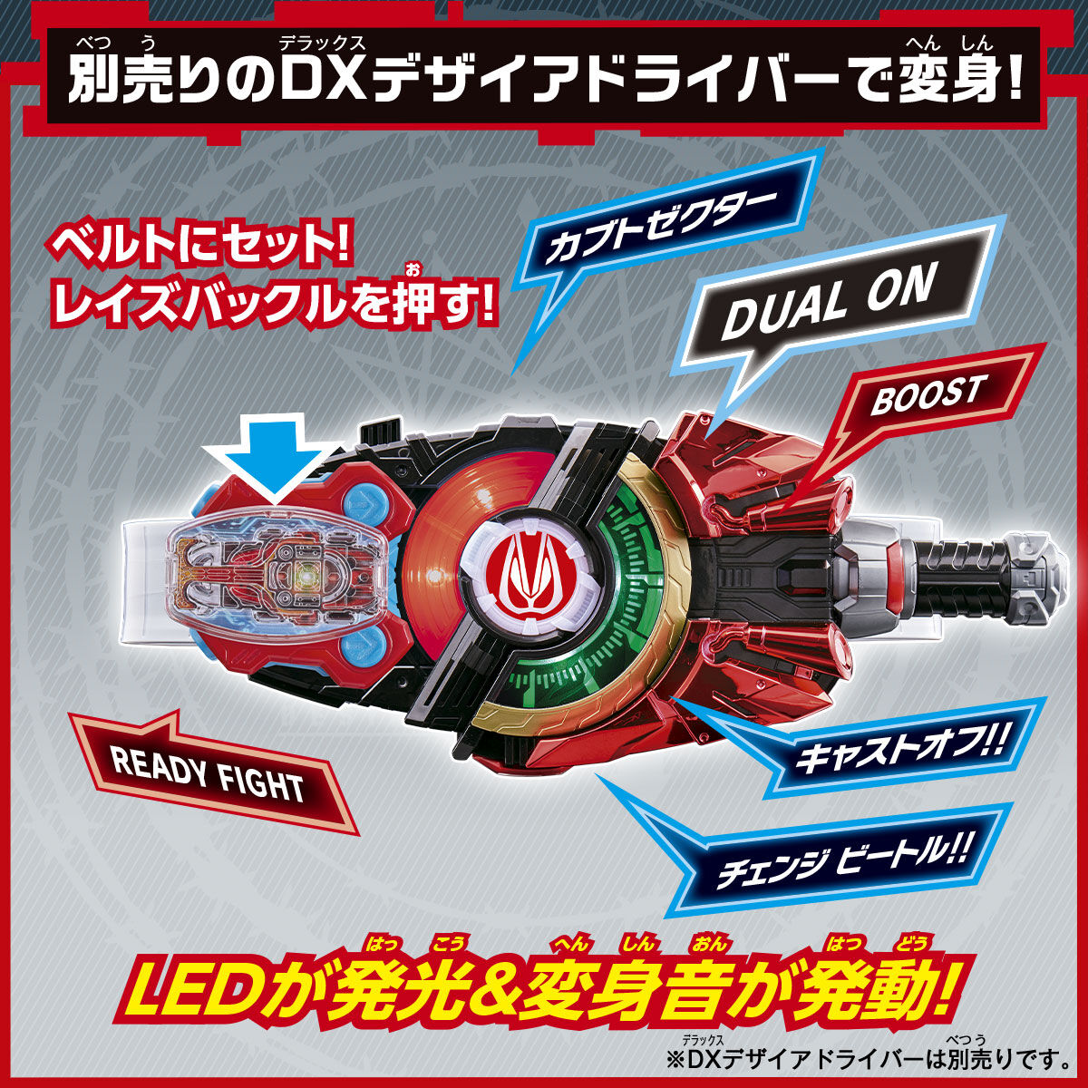 仮面ライダーギーツ ミッションボックス収納箱＆DXカブトゼクター 