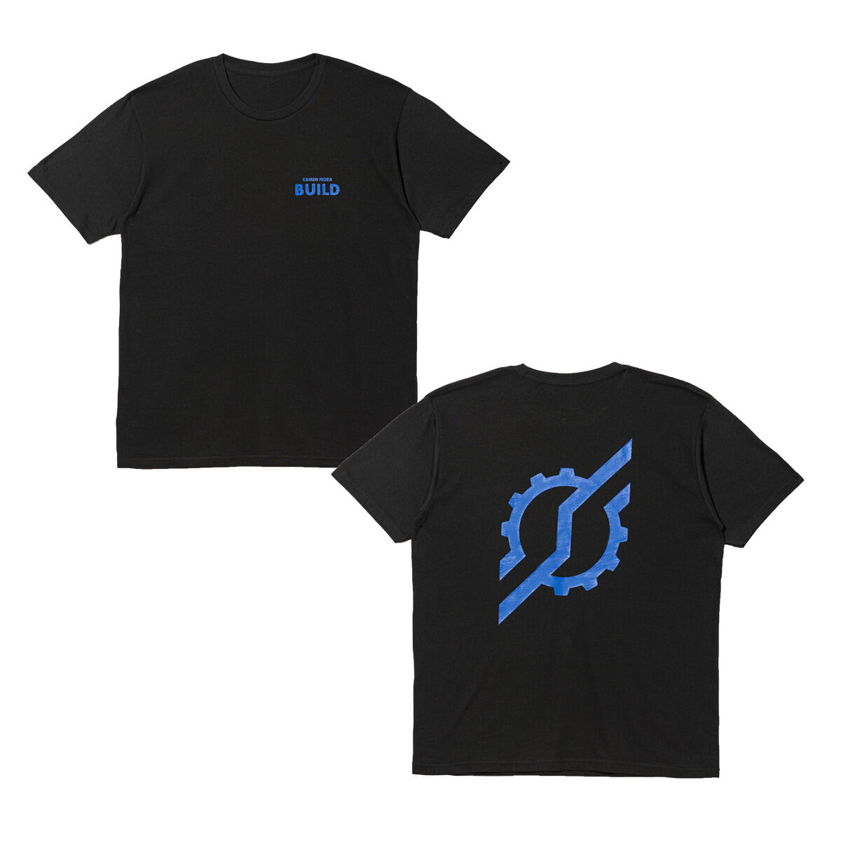 仮面ライダービルド×h.NAOTOコラボTシャツ（白） 万丈龍我柄