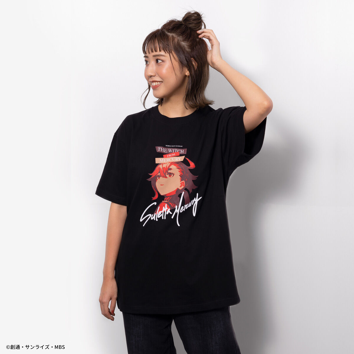 STRICT-G『機動戦士ガンダム 水星の魔女』Tシャツ スレッタ