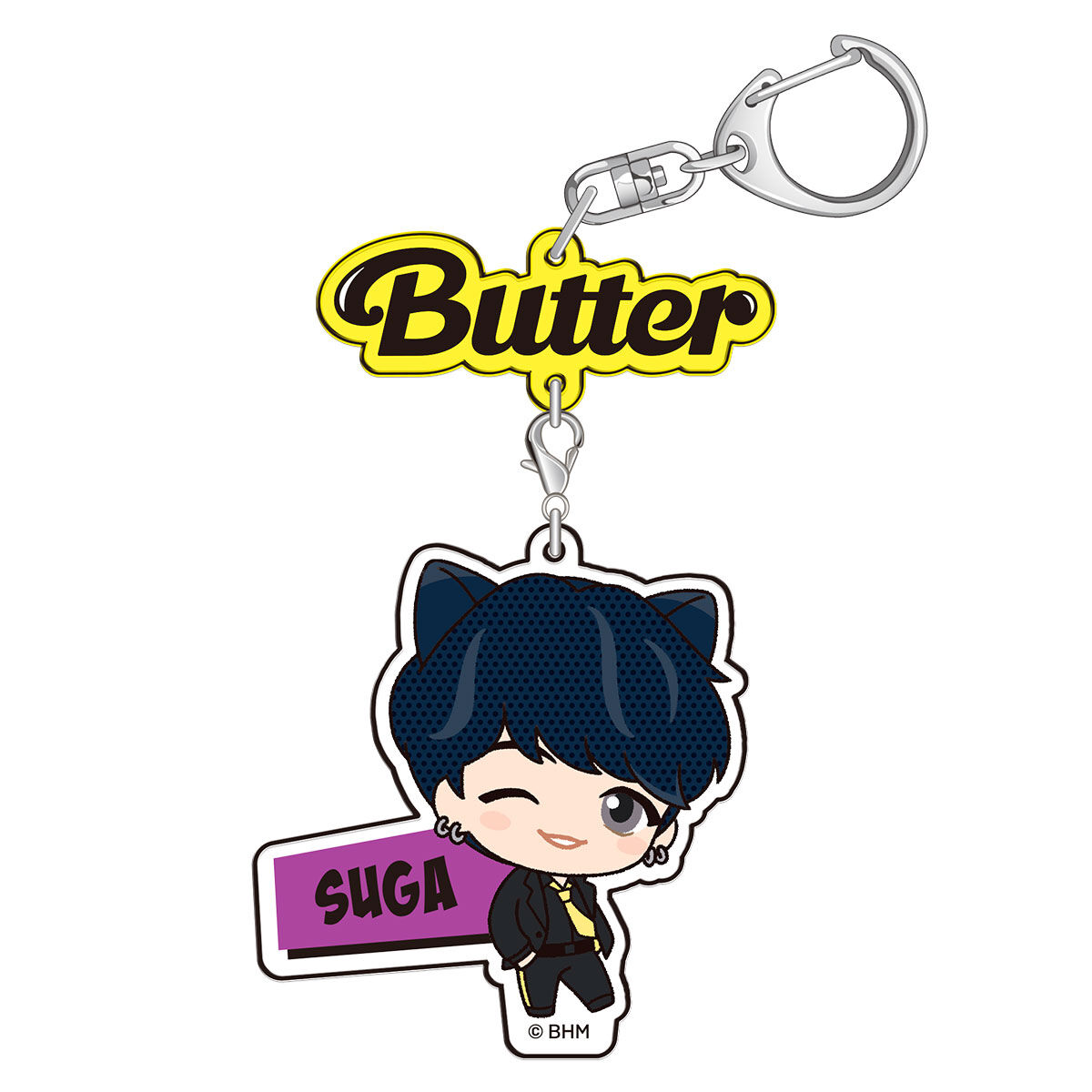 BTS♡SUGA♡アクリルキーホルダー BTS SUGA ユンギ アクリルキーホルダー イラスト アニメ ③