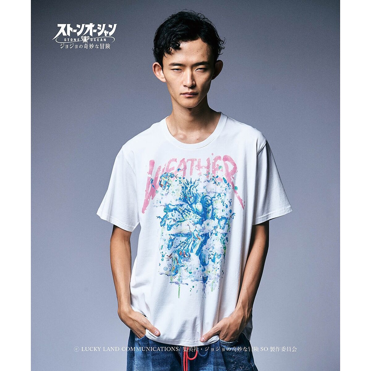 ジョジョの奇妙な冒険 ストーンオーシャン【glamb】Tシャツ W・R【再販