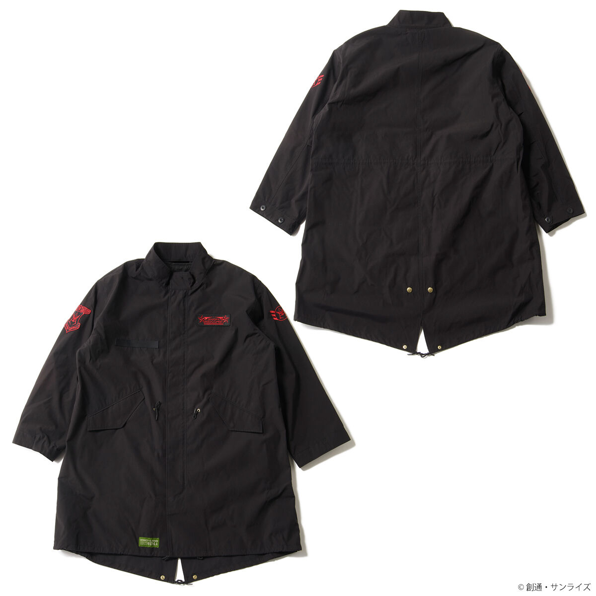 STRICT-G.ARMS『機動戦士ガンダム』M-65 ライナー付きモッズコート RED