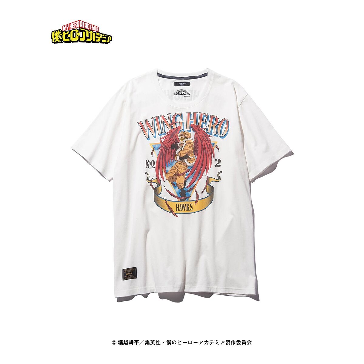 僕のヒーローアカデミア【glamb】Tシャツ ホークス | 僕のヒーローアカデミア | アニメグッズ  ・おもちゃならプレミアムバンダイ｜バンダイナムコグループの公式通販サイト