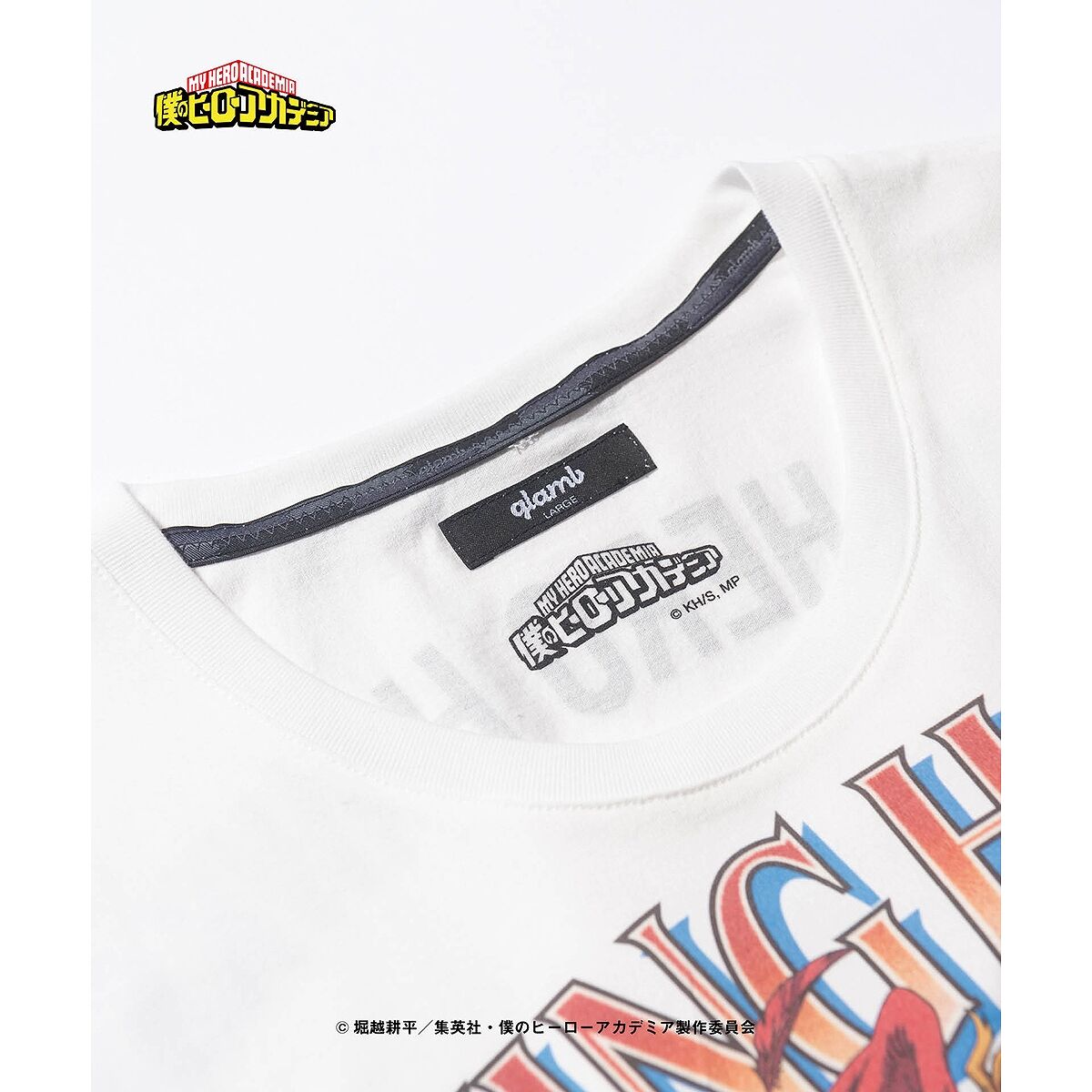 glamb × ヒロアカ Hawks ホークス Tシャツ 楽天市場】僕のヒーローアカデミア x glamb Hawks T ウィング