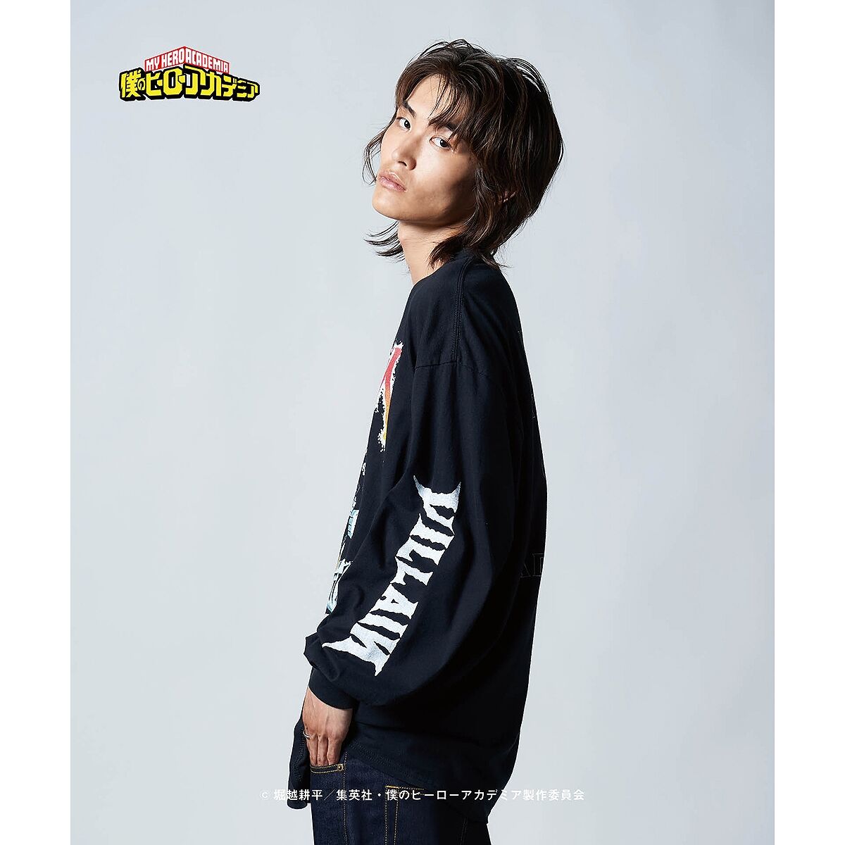 極限定 glamb 僕のヒーローアカデミア ロングTシャツ 死柄木 弔
