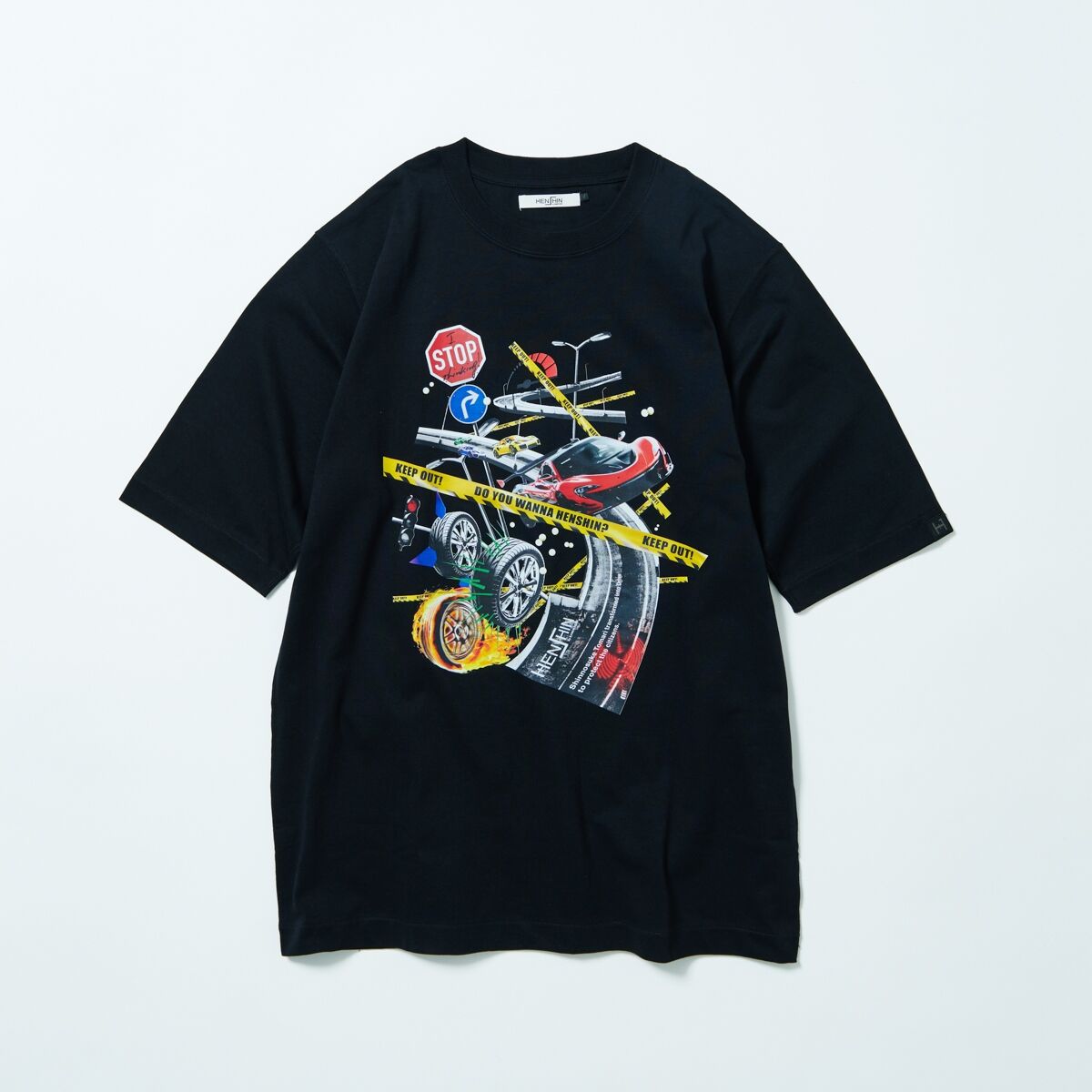 デザインTシャツ -COLLAGE- 仮面ライダードライブ | HENSHIN by KAMEN 