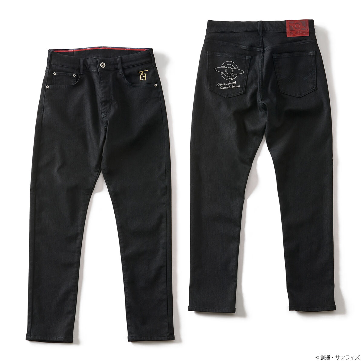 希少　エンジーンズ　シャア専用　デニム　ジーンズ　ハーフパンツ　ガンダム　34 希少 エンジーンズ YENJEANS シャア専用 デニム ジーンズ ハーフ
