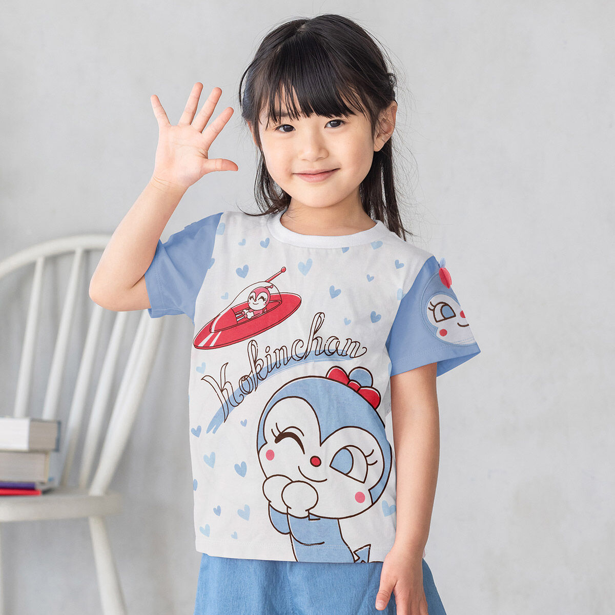 ドキンちゃん コキンちゃん袖アップリケTシャツ | それいけ 