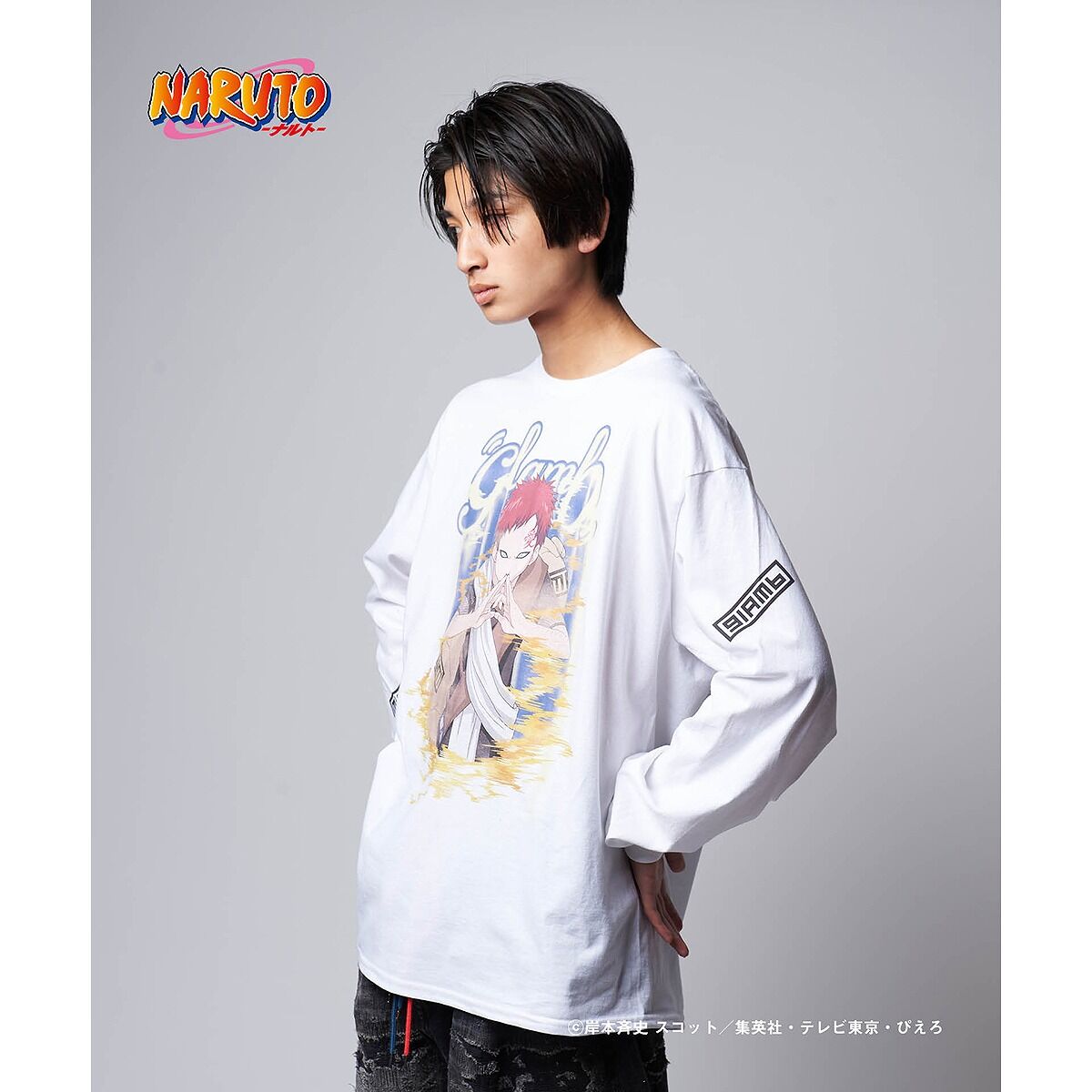 NARUTO【glamb】ロングTシャツ 我愛羅 | NARUTO -ナルト- | バンダイ