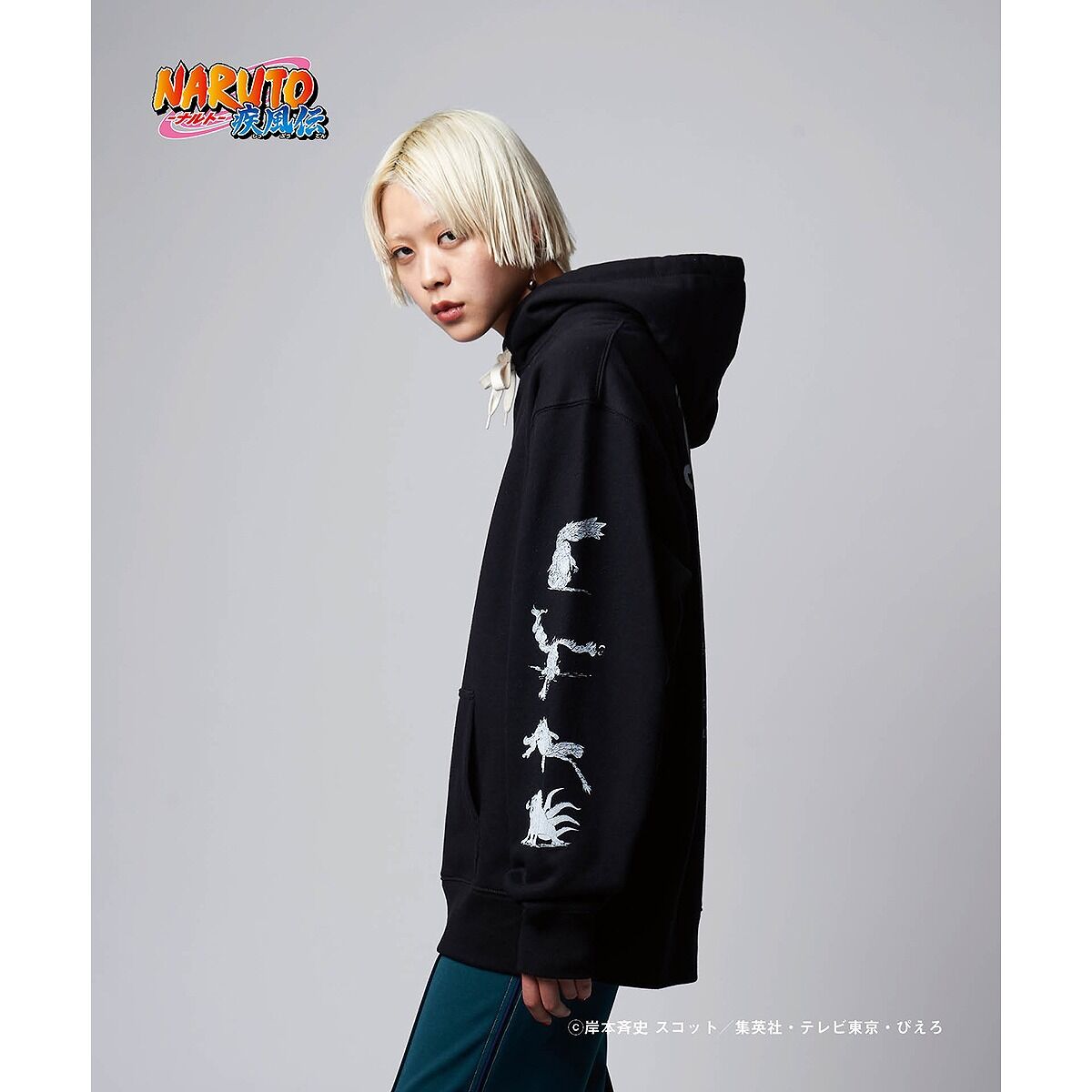 glamb NARUTO 尾獣 パーカー 白 - メルカリ