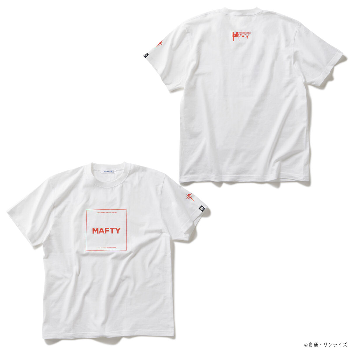 Sサイズ ホワイト マフティーメンバーTシャツ STRICT-G 『機動戦士ガンダム 閃光のハサウェイ』Tシャツ マフティー