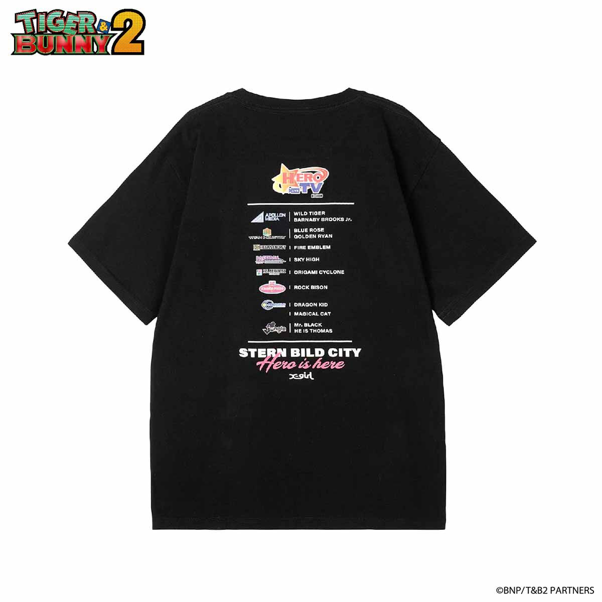 X-girl × TIGER & BUNNY 2 HERO TV S/S TEE | TIGER & BUNNY