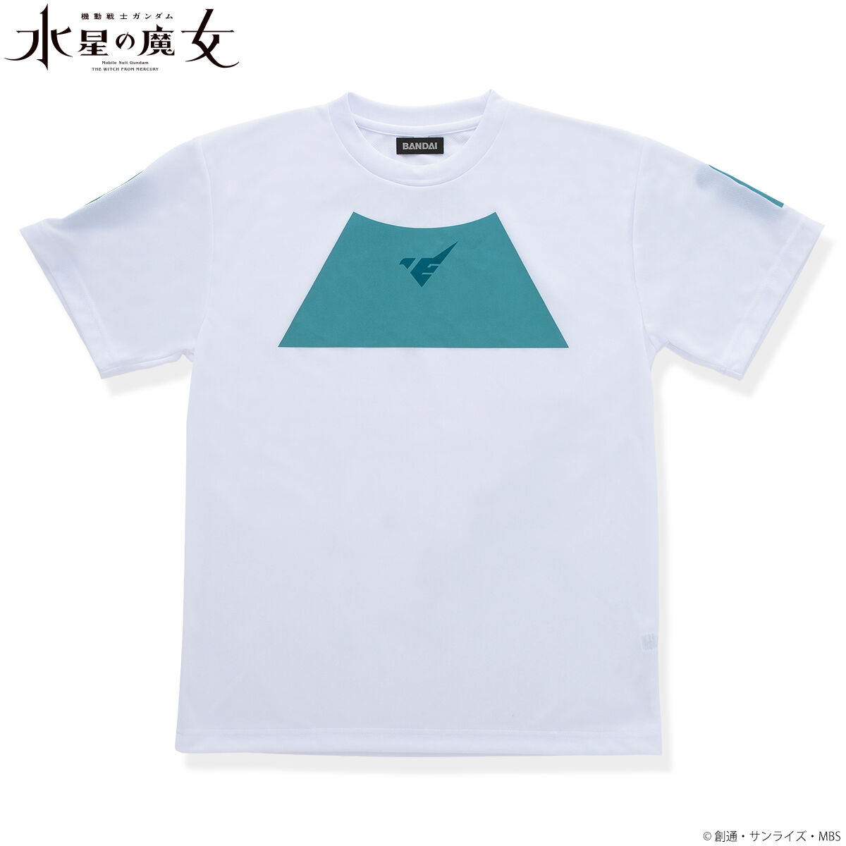 機動戦士ガンダム 水星の魔女 Tシャツ 白 アニメTシャツ 機動戦士ガンダム 水星の魔女 Tシャツ 2Xサイズ 白 アニメT