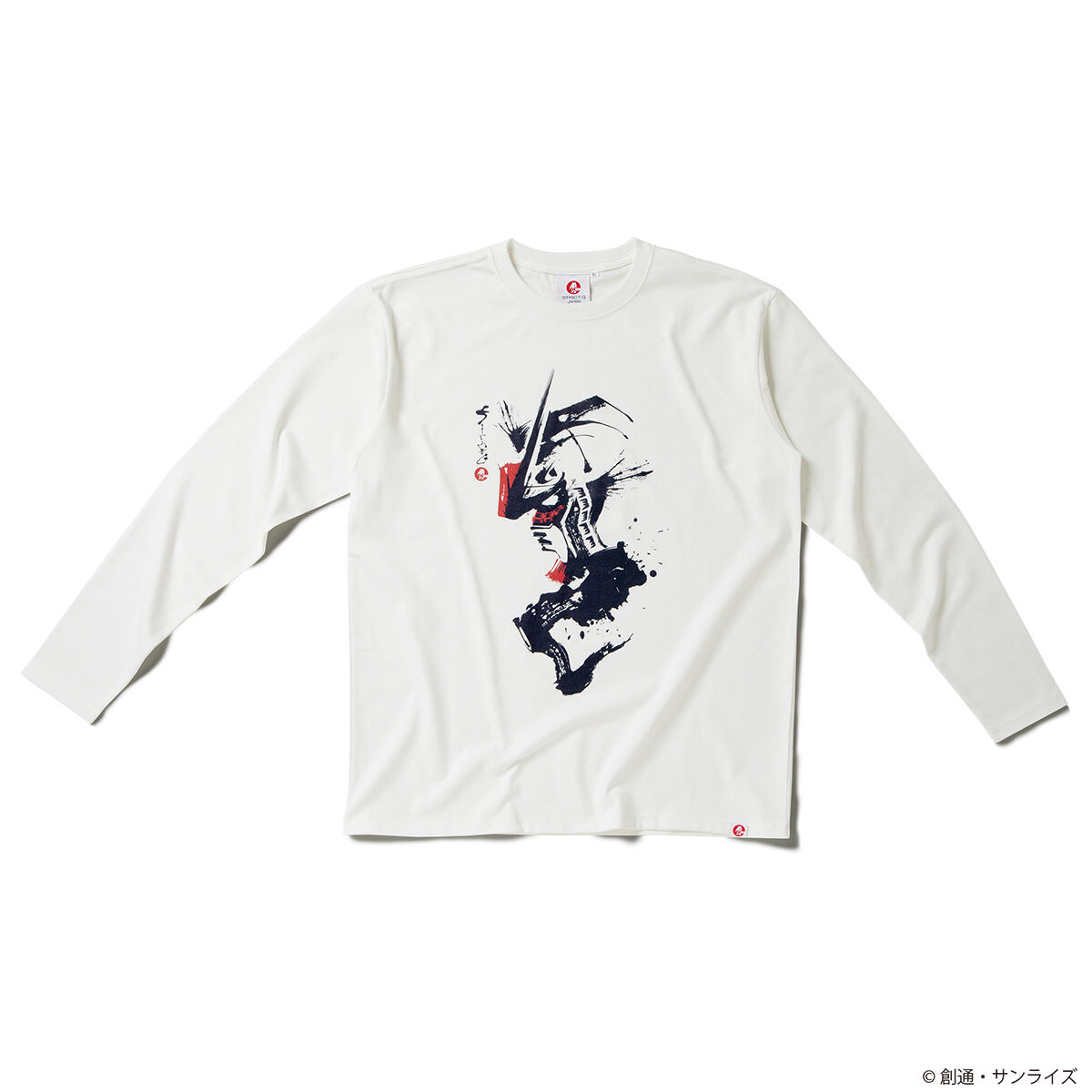 【未使用品】STRICT-G 機動戦士ガンダム 筆絵Tシャツ XXL 白 STRICT-G JAPAN『機動戦士ガンダム』筆絵長袖Tシャツ ガンダム | 機動