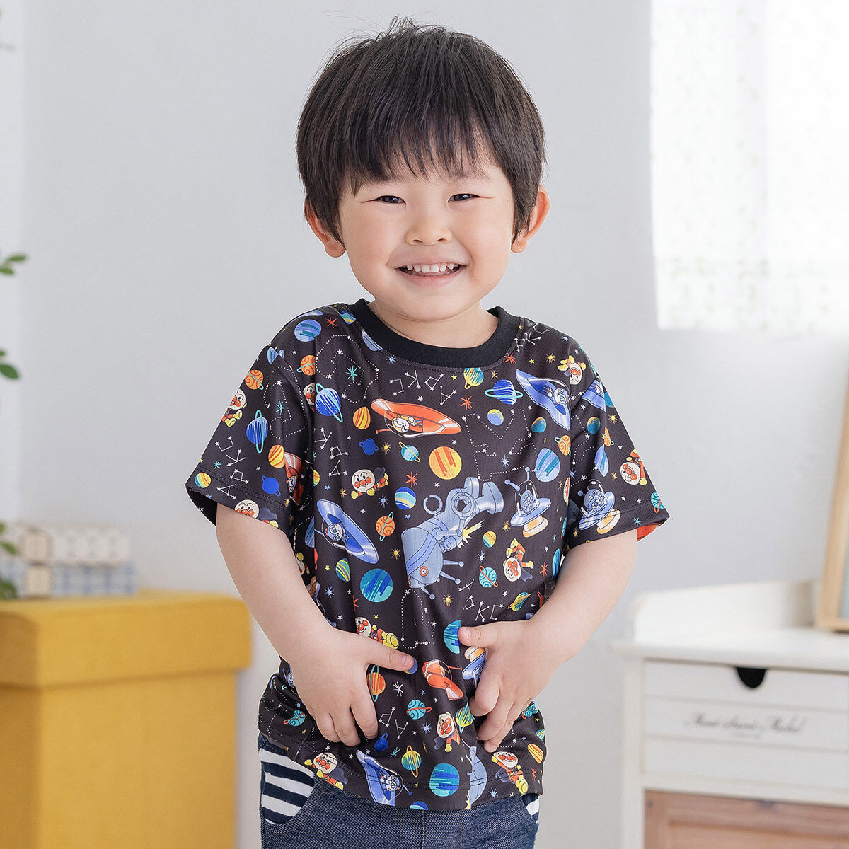 宇宙柄ドライTシャツ | それいけ！アンパンマン ファッション